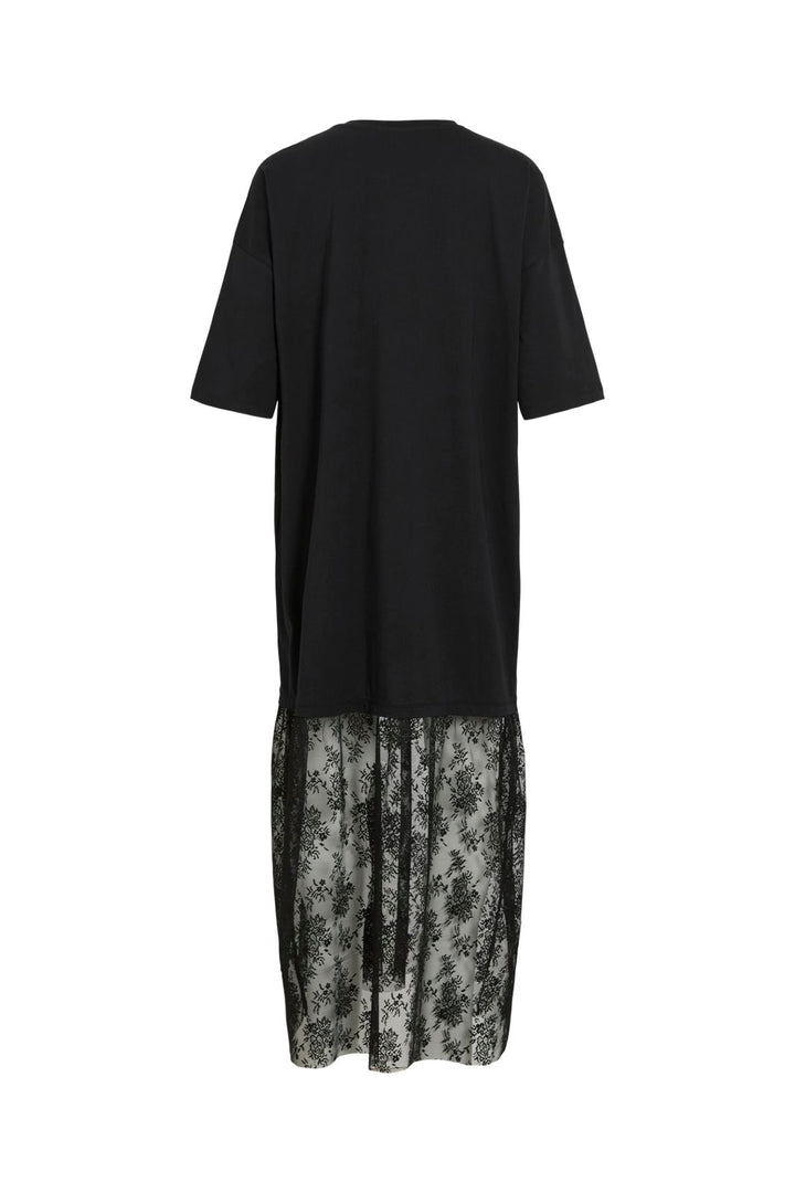 Vila - Vikata S/S Oversize Lace Dress /Ln - 5087635 Black