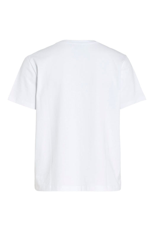 Vila - Vinora S/S T-Shirt - 4668748 Bright White
