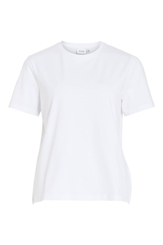 Vila - Vinora S/S T-Shirt - 4668748 Bright White