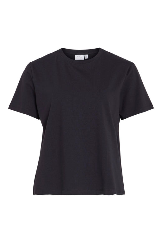 Vila - Vinora S/S T-Shirt - 4677998 Black Beauty