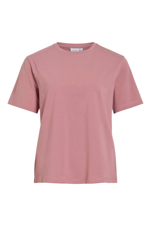 Vila - Vinora S/S T-Shirt - 5025601 Nostalgia Rose