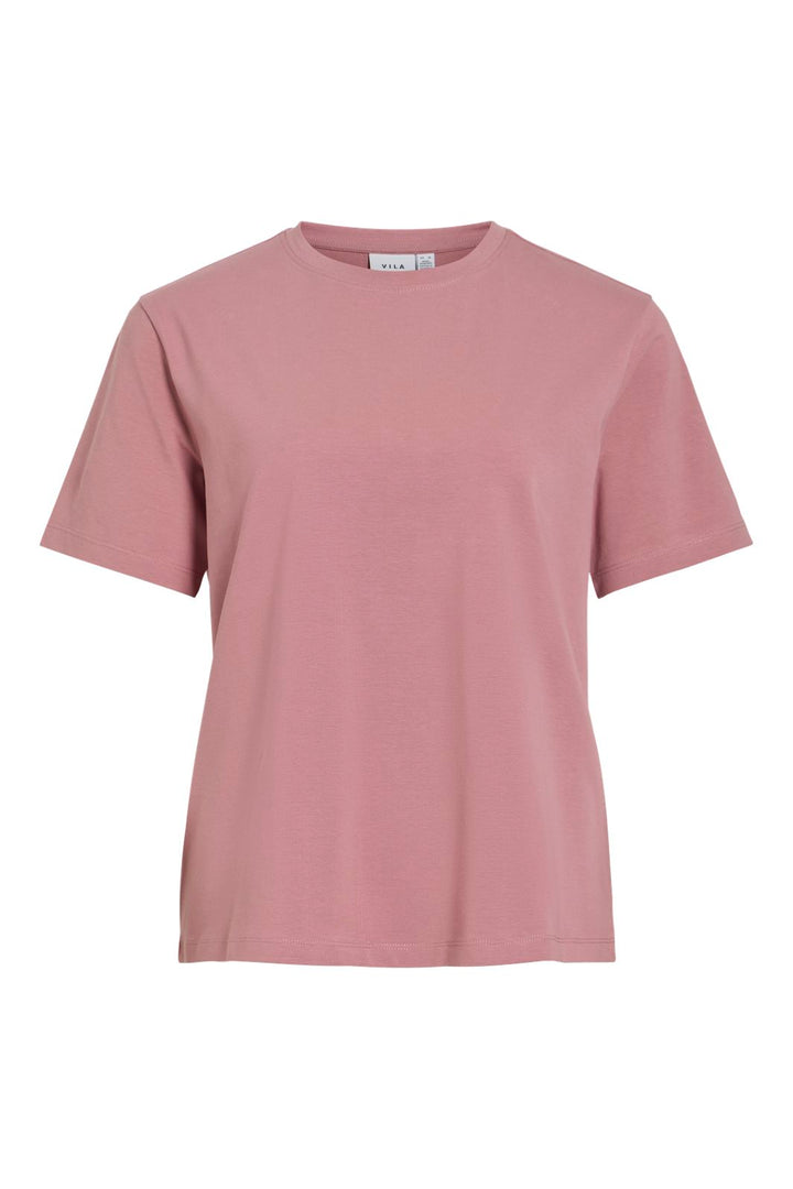 Vila - Vinora S/S T-Shirt - 5025601 Nostalgia Rose