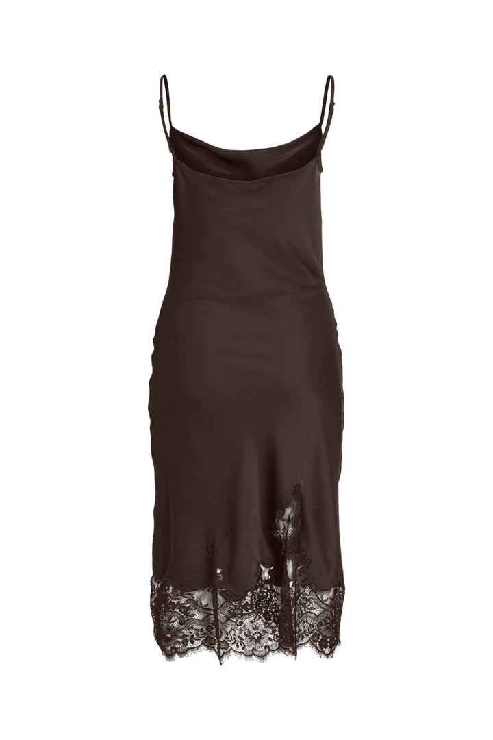Vila - Visabel Strap Dress - 5094203 Coffee Bean