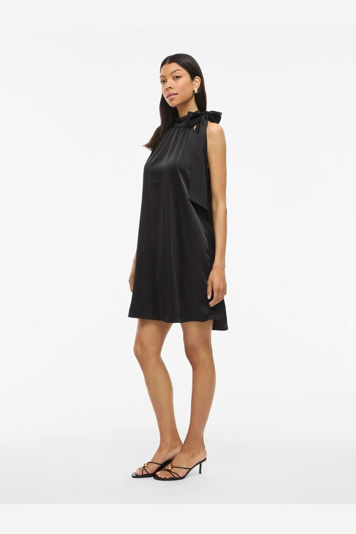 Vila - Visally S/L Dress - 4916298 Black