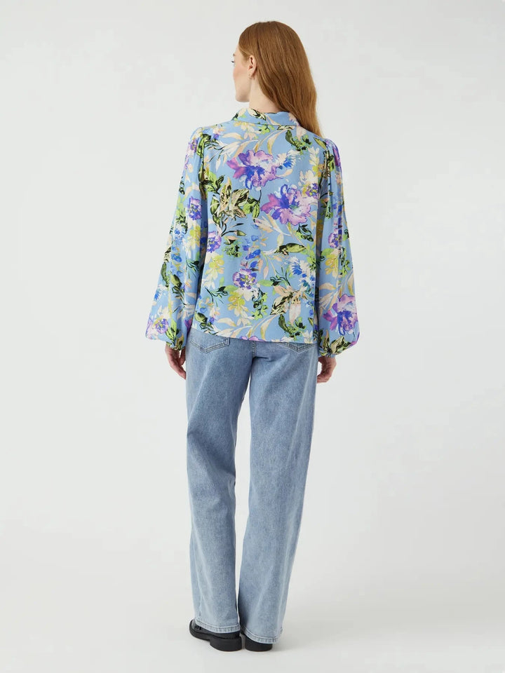 YAS - Yasasina Ls Shirt - 4658667 Clear Sky Alicca Skjorter 