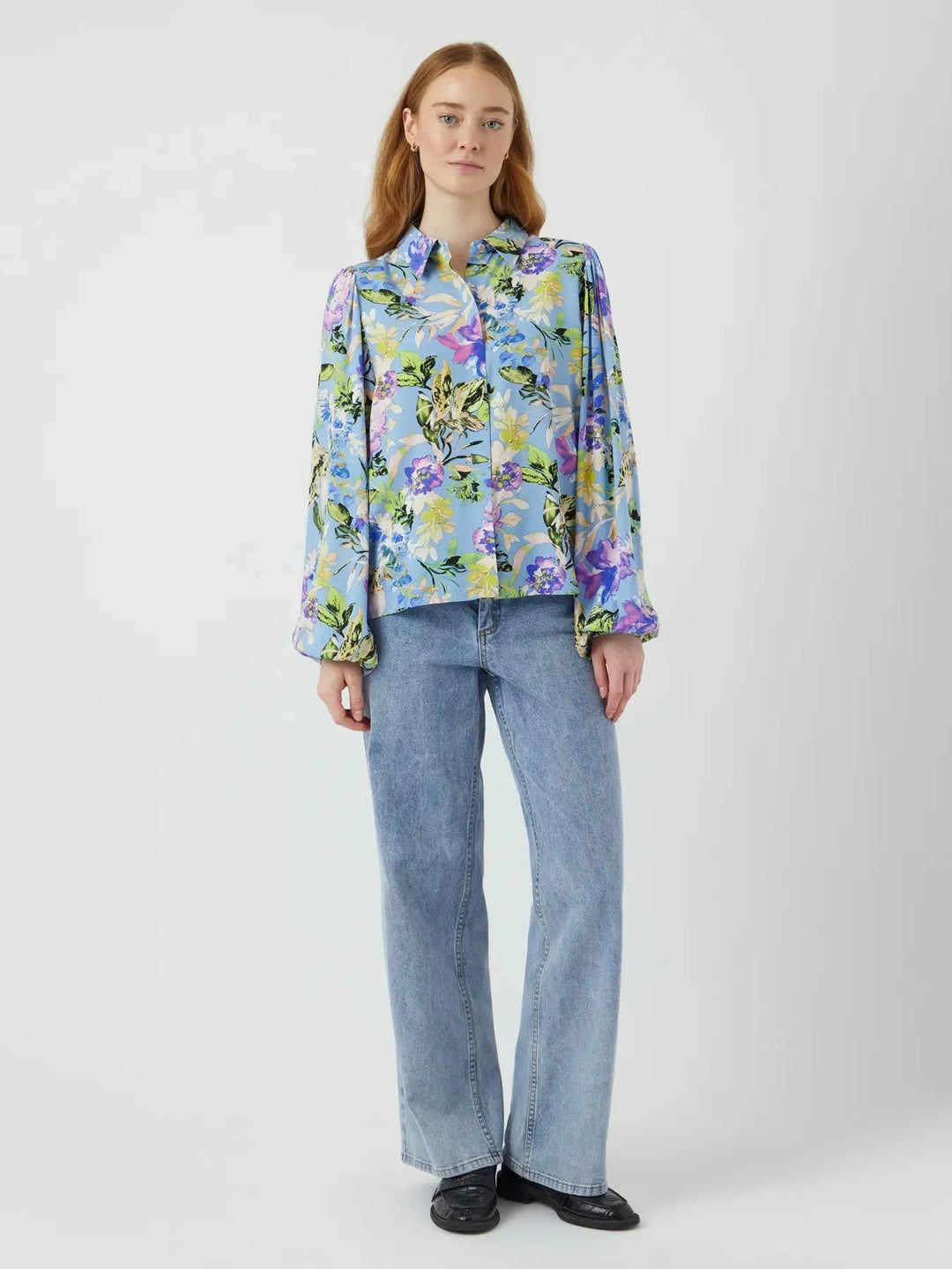 YAS - Yasasina Ls Shirt - 4658667 Clear Sky Alicca Skjorter 