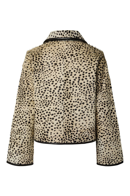 YAS - Yascheemi Ls Leather Jacket - 5217206 Sea Pearl Cheemi Print