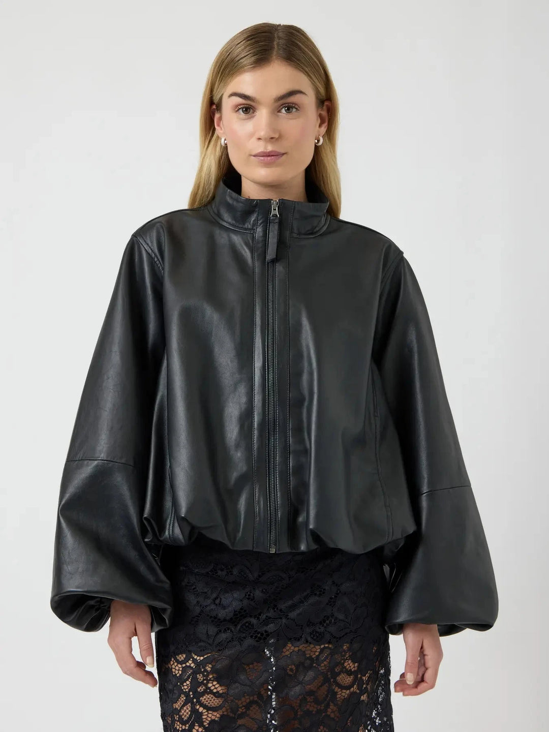 YAS - Yasisabel Leather Jacket - 5105116 Black Jakker 