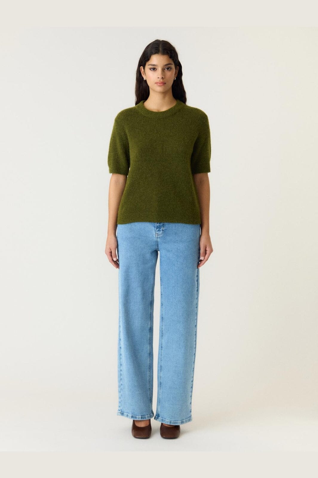 YAS - Yasjohi Ss Wool Blend Pullover - 5109007 Fir Green