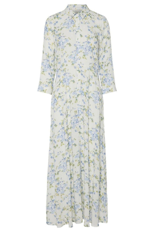 YAS - Yassavanna Long Shirt Dress - 4745084 Star White Sumelli Kjoler 