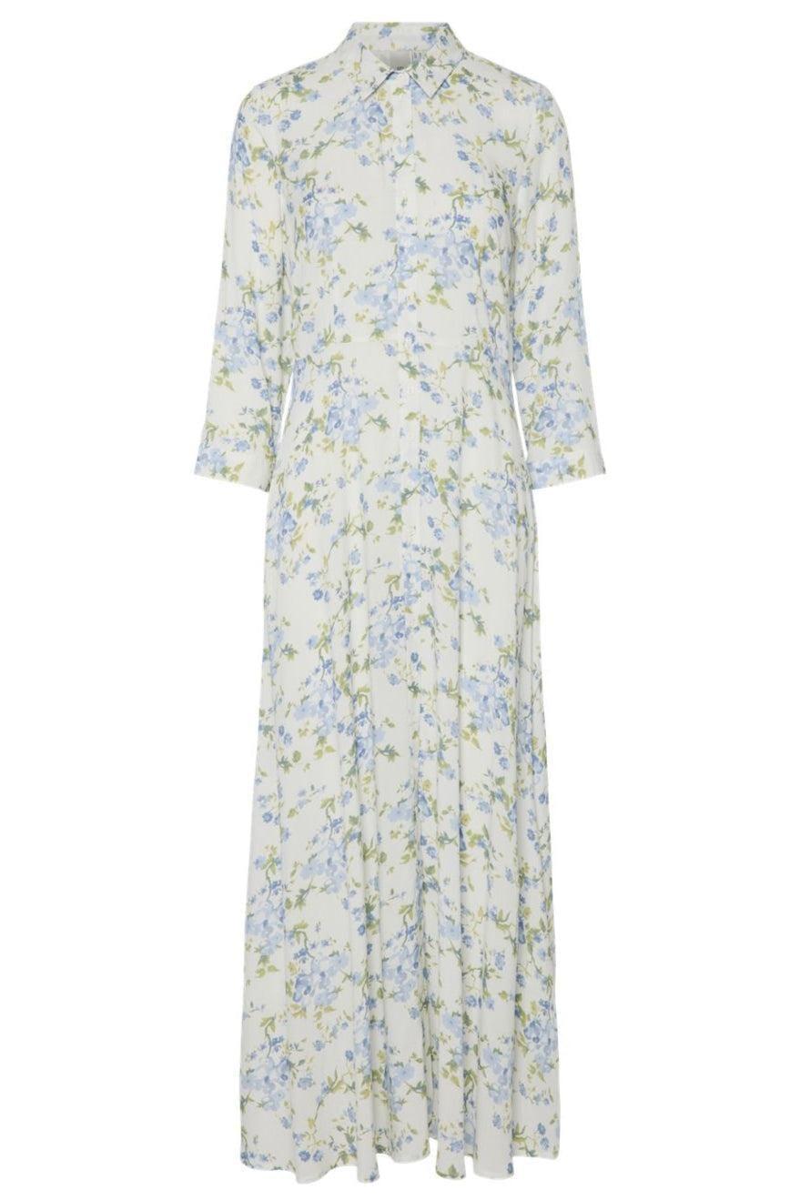 YAS - Yassavanna Long Shirt Dress - 4745084 Star White Sumelli Kjoler 