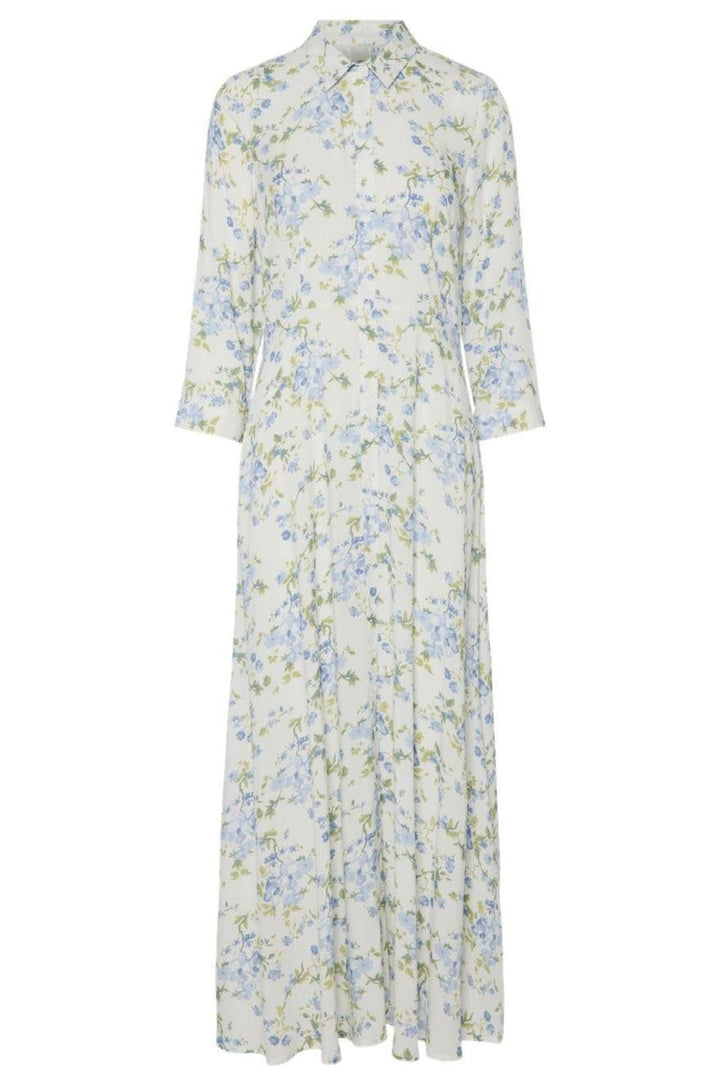 YAS - Yassavanna Long Shirt Dress - 4745084 Star White Sumelli Kjoler 