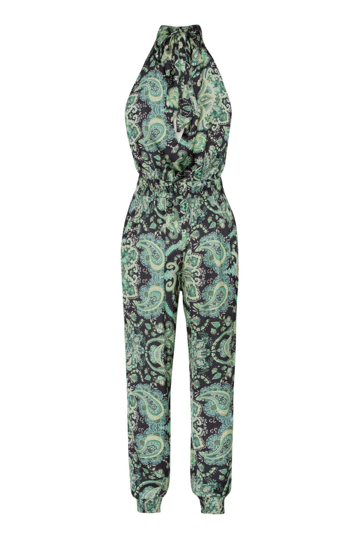 Forudbestilling - Karmamia - Lennox Jumpsuit - Emerald Paisley (Midt August) Jumpsuits 